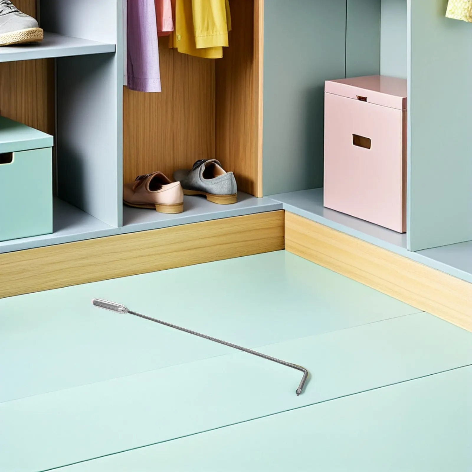 

Усиленный железный кочерга для камина, 40,9 см, для дровяных печей, домашних каминов, уличных очагов, костров, барбекю, углей