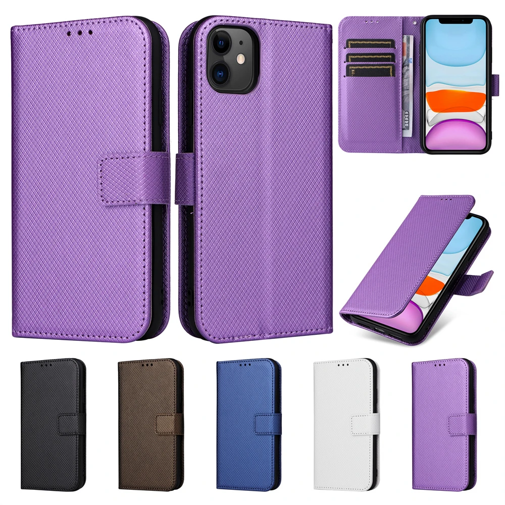 Pro Luxury Leather Case For Ulefone Note 13P 13 P Walllet Holder Shockproof Flip Cover For Ulefone Note 12P 3D Plaid Rock Cases