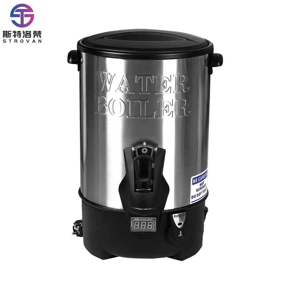 STLF JW المطبخ التجاري ملك الكمية الكهربائية الساخنة 12 لتر سخان 220 فولت تصميم فريد 1500 واط غلاية مياه للفندق