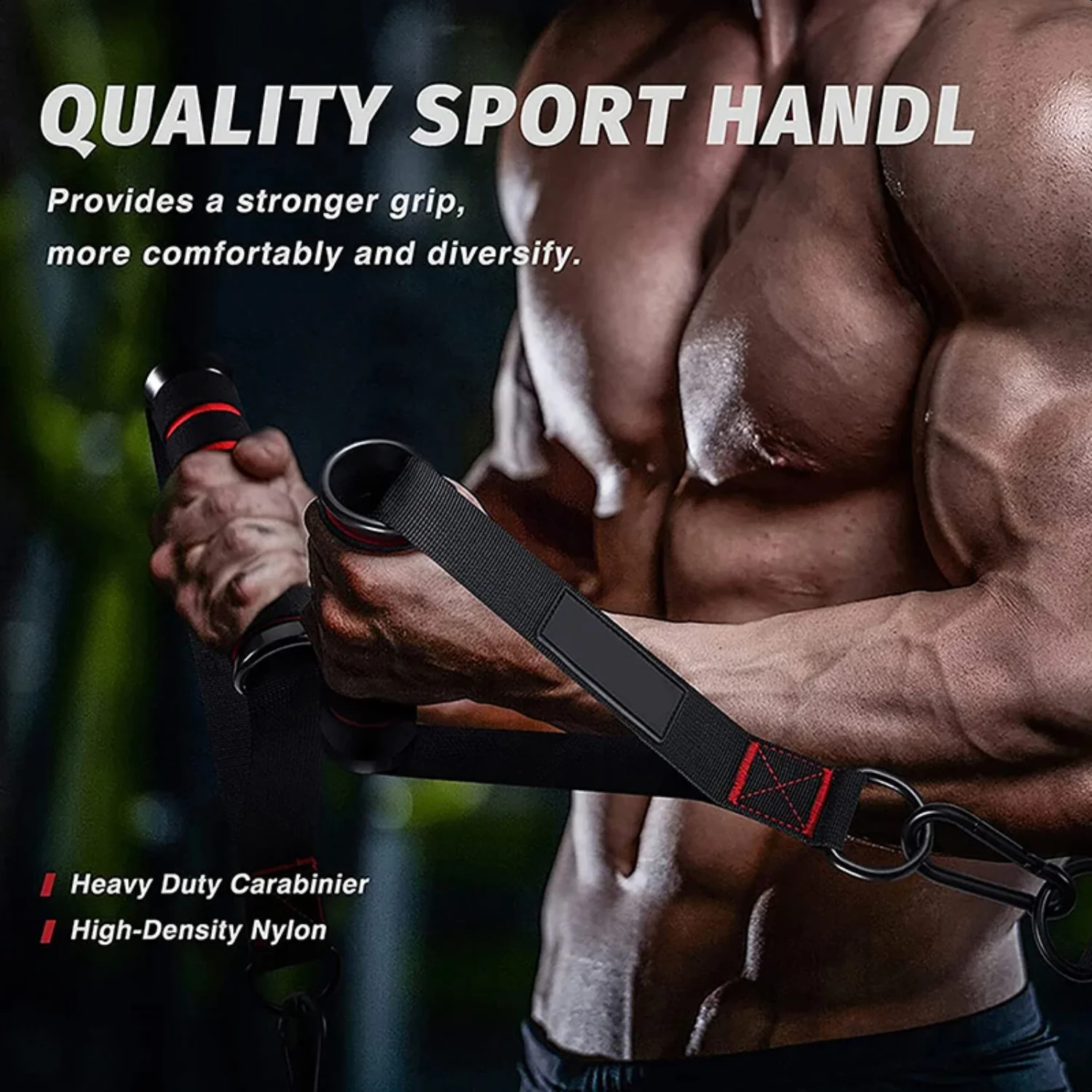 D-Ring Metal Gym Ha… - image