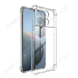 Anti-Falling Case For Xiaomi Redmi K70 Pro K70Pro Poco F6 Pro 5G Soft Silicone TPU Original Shockproof Back Cover ON Poco F6 Pro