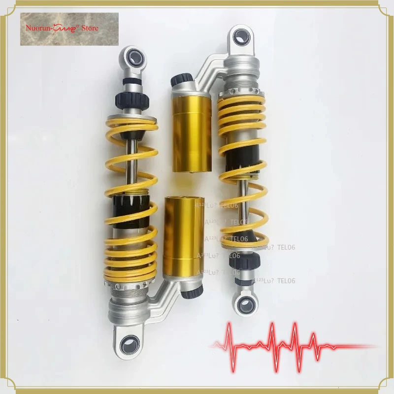 High Quality Universal Motorcycle Dual Adjustable Rear Shock Absorber Electric Scooter Suspension
