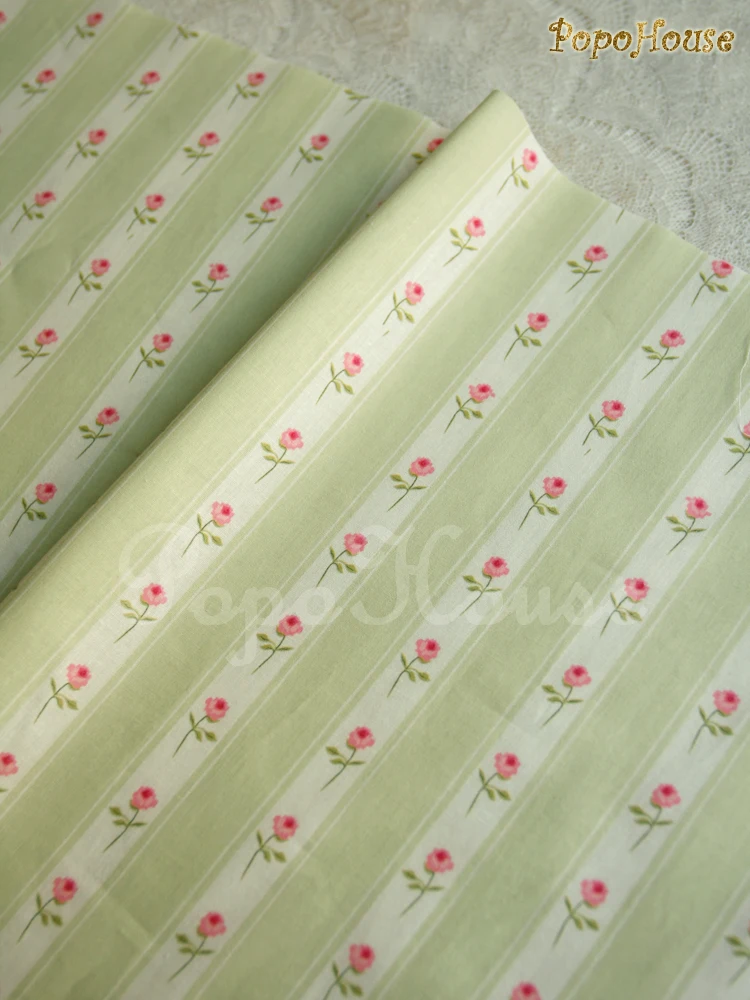 160x50 سنتيمتر الريفية في وقت مبكر الشتلات زهرة جدار صغير الأزهار البوبلين نسيج القطن الأطفال بلوزة فستان الملابس النسيج
