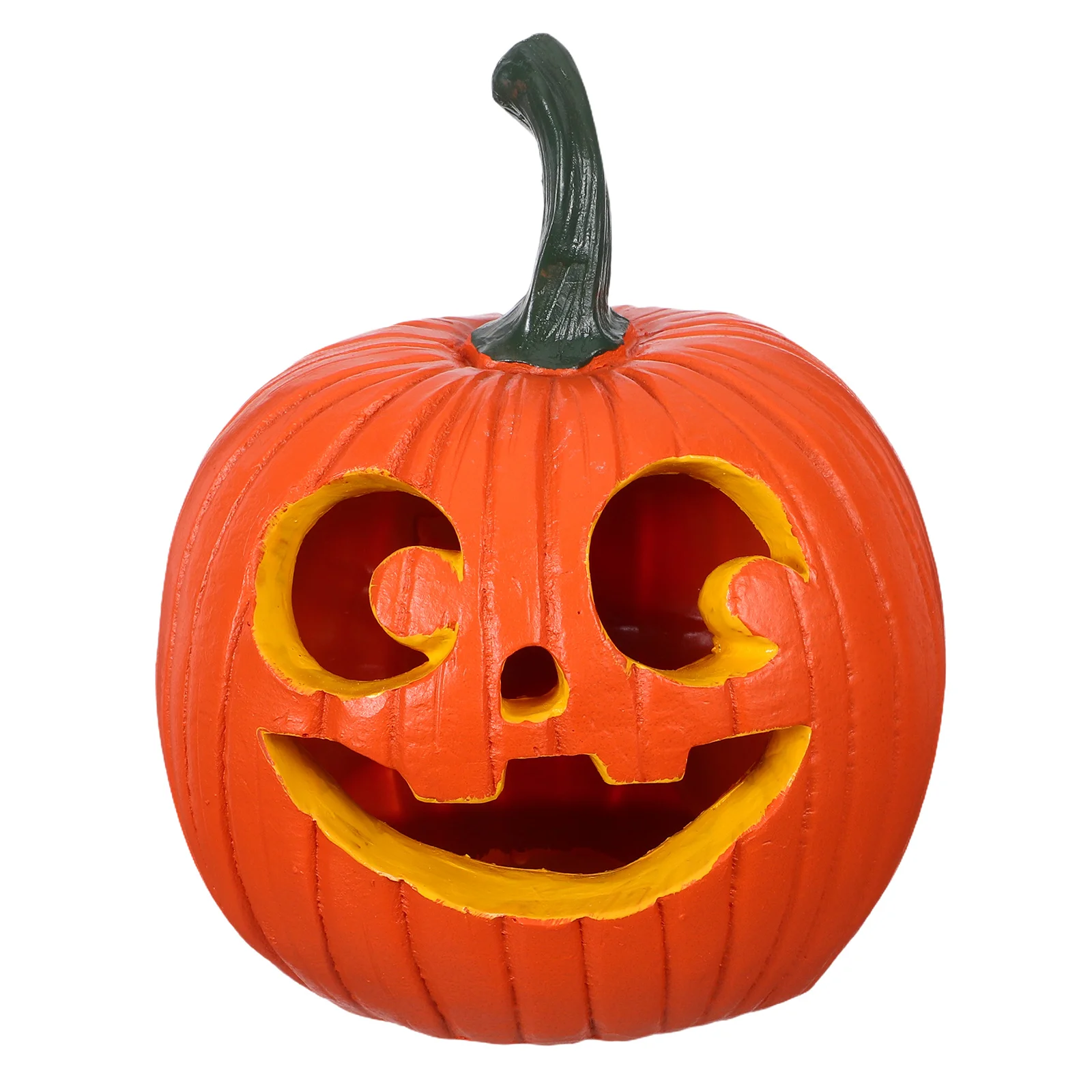 

Resin Pumpkin Statue Halloween Decoration Jack O Lantern Figurine Autumn Harvest Party Home Office Decor Halloween Pumpkins