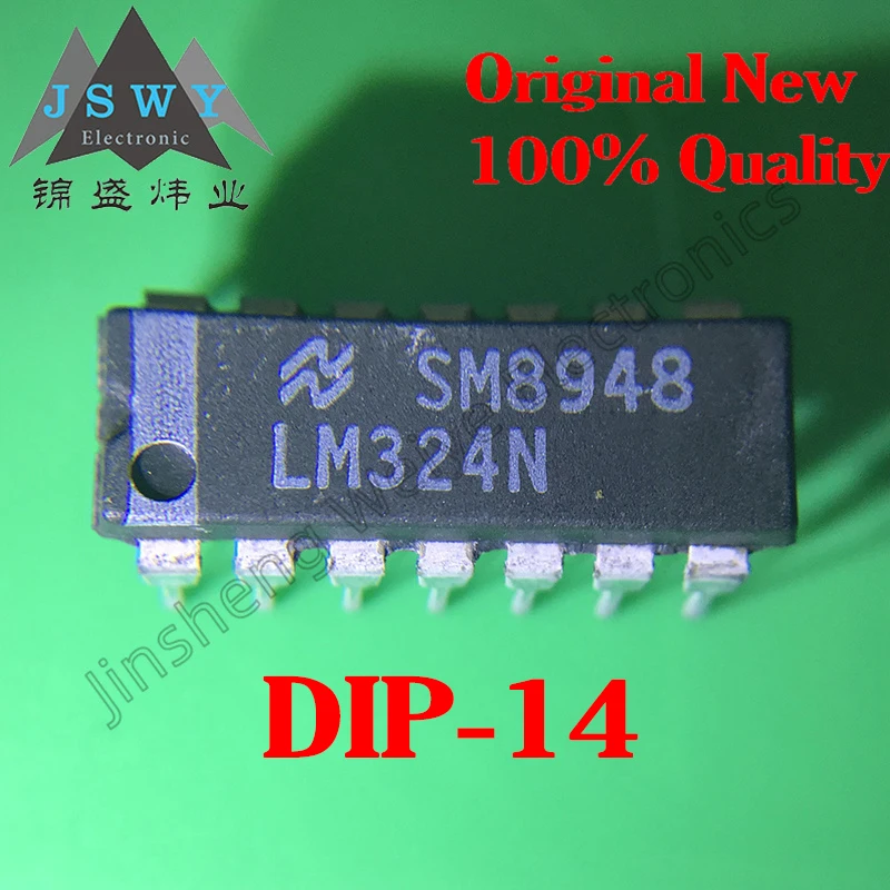 

10~50PCS LM324 LM324N Quad Op Amp DIP14 Direct 14 Pin 100% Brand New Original Free Shipping