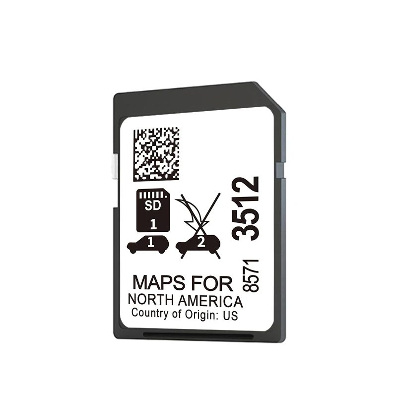 SD-Karte für GM GMC Acadia/Canyon/Sierra/Terrain/Yukon Autoleicherkarte 2024, Sat Nav, Update-Karten, Kanada, USA, Mexiko, Navigation