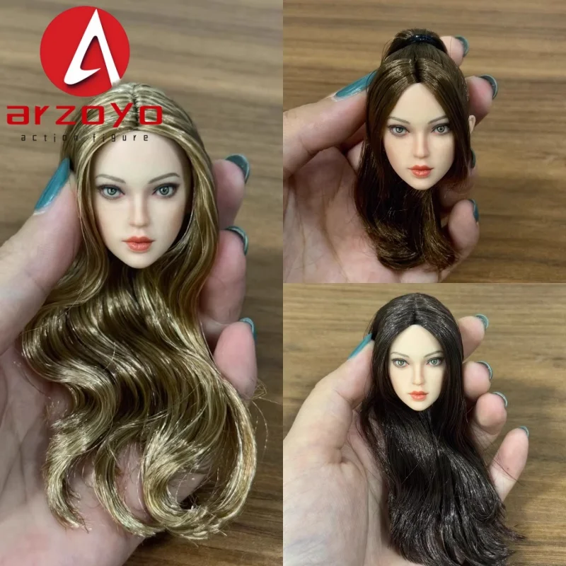 

JKTOYS K-006 1/6 подвижные глаза милая девушка Yumi голова лепка резьба подходит для 12 дюймов женщина-солдат фигурка тела