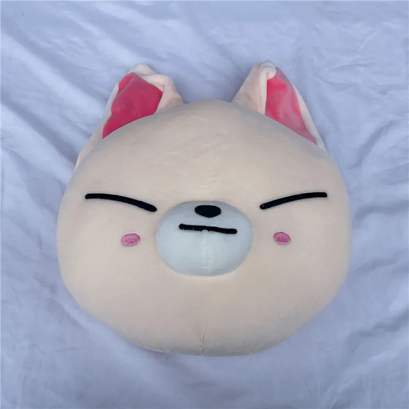 New Kpop Cartoon Leeknow Cotton Pillow Lovely Cat Rabbit Dolls Stuffed Soft Animal Plush Toys Kawaii Cushion Gift For Boys Girls