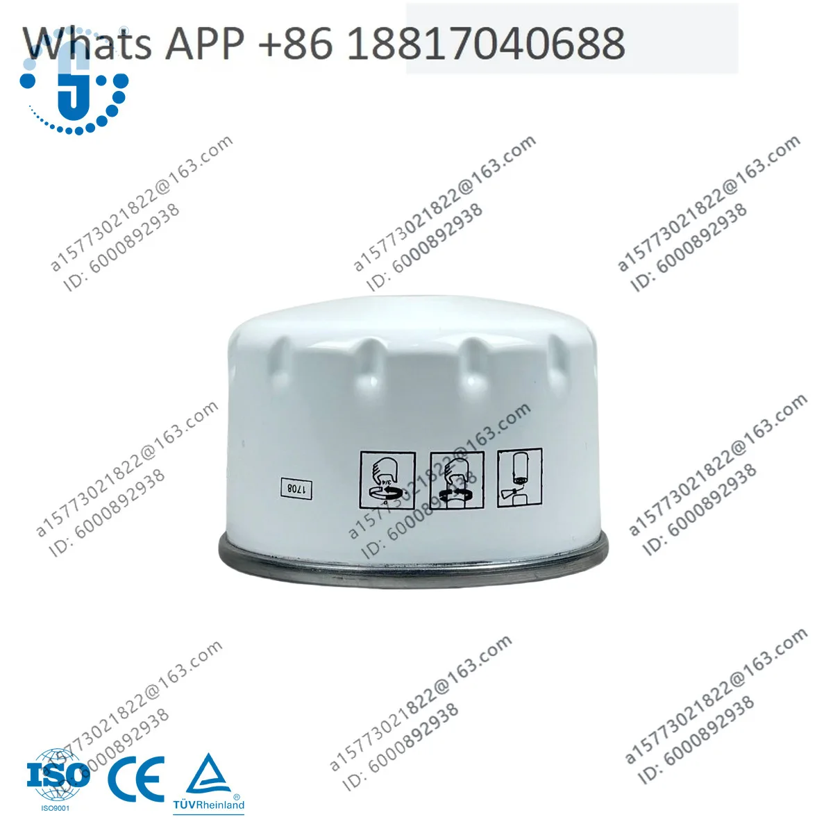 Air compressor oil filter, oil filter, lubricating oil filter 2023400100
