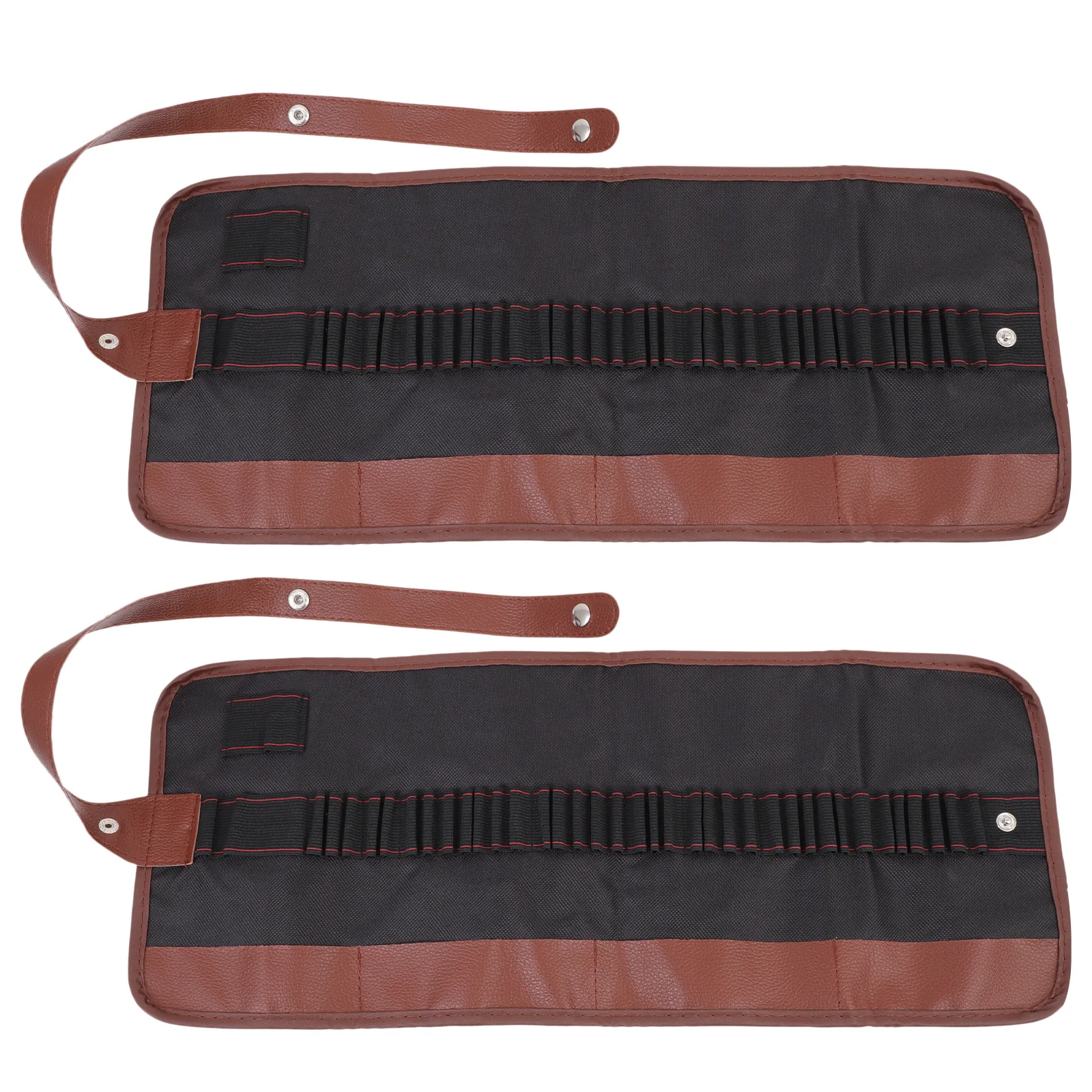 

2pcs Canvas Pencil Rolling Bag Large Capacity Sketch Color Pen Storage Organizer For Drawing Pencils Markers Oil Painting Knives