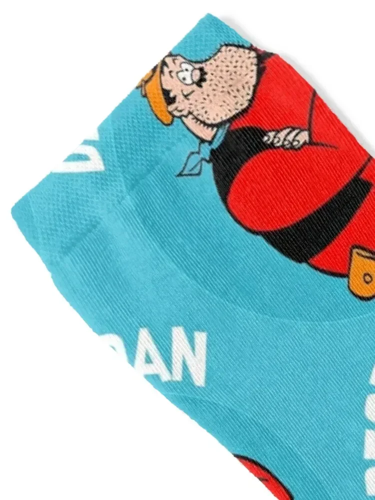 Desperate Dan - Cow Pie t shirt - Danial - Dan Brother Dan Best Friend Cowboy Gifts Comic Gifts Socks luxury Mens Socks Women's