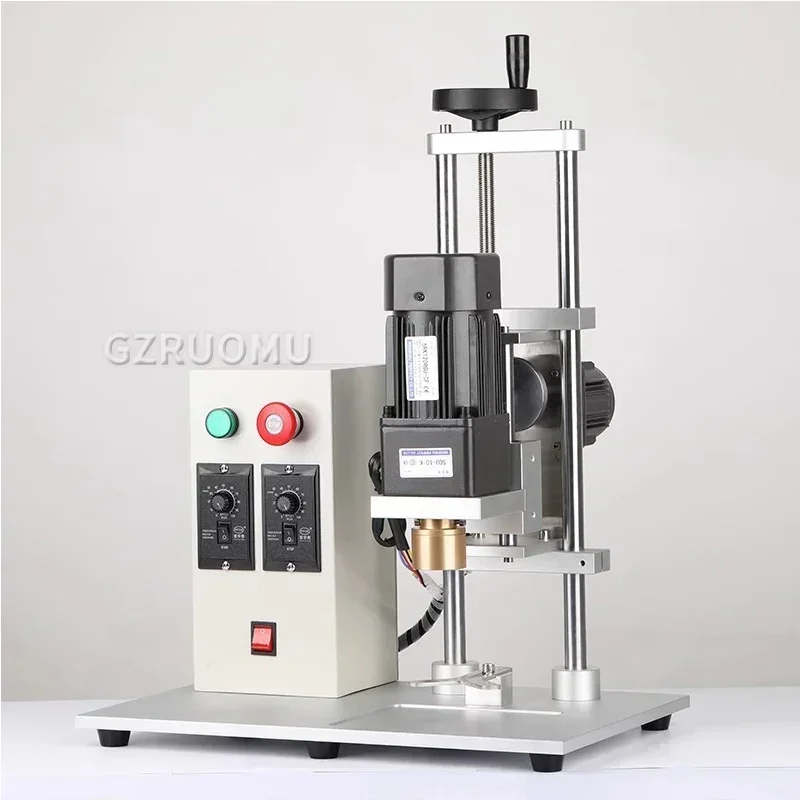 Semi-automatic Capping Machine Plastic Glass Bottle Capper Water Beverages Cosmetics Bottle Cap Crimping Tool WT-80XG
