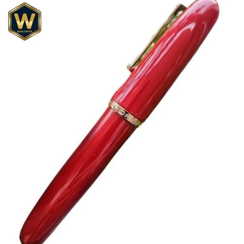 JINHAO Handmade Lacquer Pen NO.8 - 0.5F/0.7M Nib, 40mm Large Nib Ink Dispenser, Limited Collection Calligraphy Pen Stationery