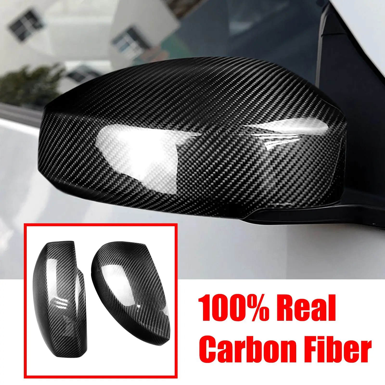 2 PCS/Set Car Styling Side Rear Mirror Cover Cap Carbon Fiber Car Accessories For Nissan 350Z Z33 2003-2006