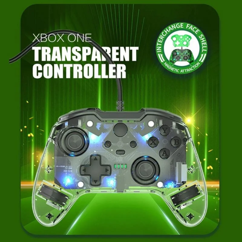 Controle de vídeo do joystick da vibração gamepad para xbox um/anfitrião magro controlador prendido do jogo para o console de xbox series s/x pc