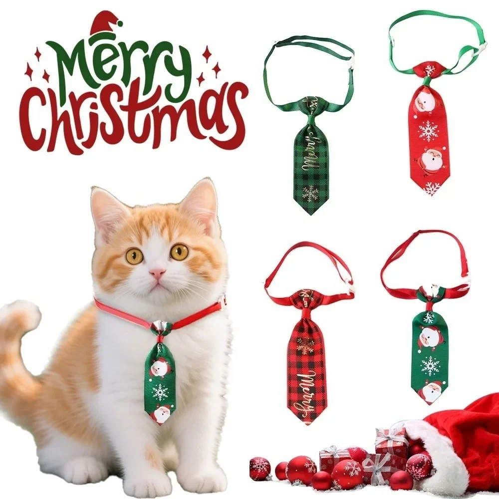

Pet Supplies Cute Christmas Dog Tie Adjustable Decorative Dog Bow Tie Costume Cat Neckties for Puppy Dogs Cats