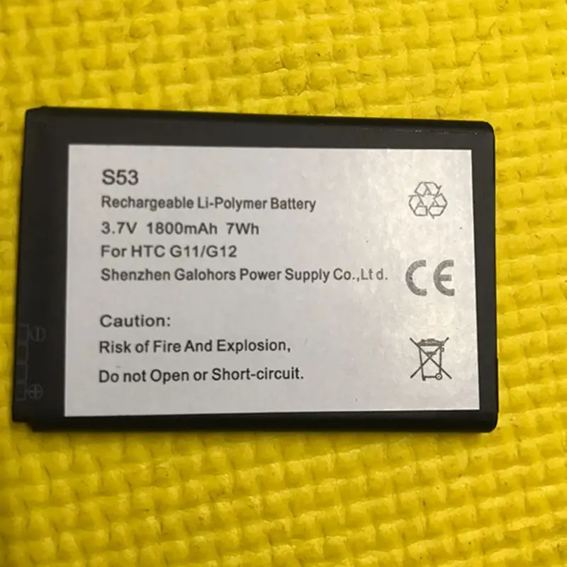 1 Piece Rechargeable Battery For HTC DesireS G11 G12 S510E A7272 T8698 BG32100 High Quality