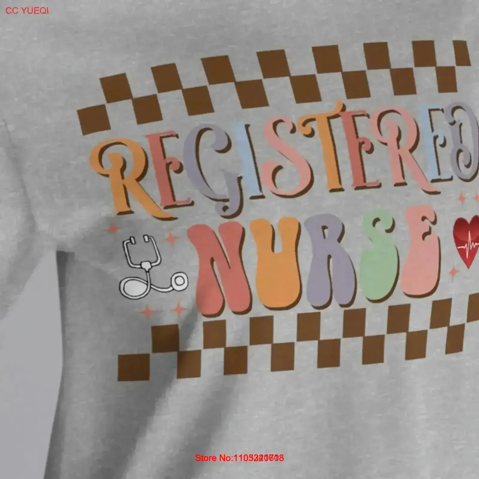 

Зарегистрированная футболка медсестры, милый подарок для нее, винтажная стираная удобная дизайнерская одежда, уличная одежда, слегка мягкая винтажная одежда