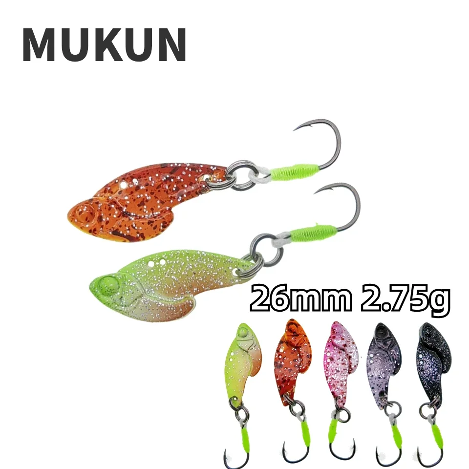 Fishing Lure Metal VIB Sequins 2.75g 26MM Crankbait Jig Shads Spoon Baits Wobbler Bait Sea Lures Iscas Artificiais Para Pesca