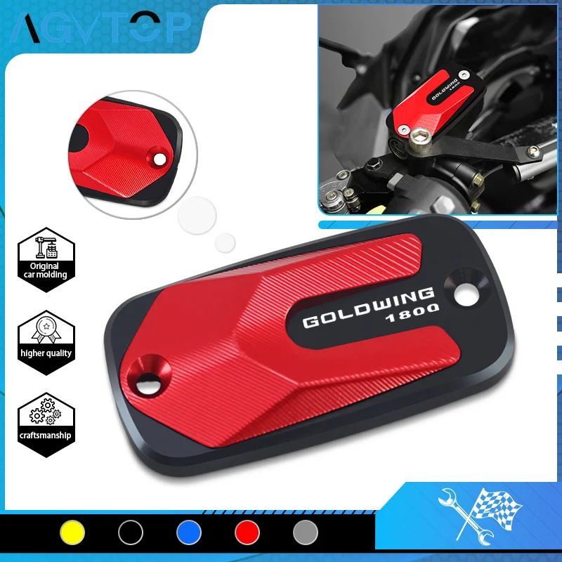 

gl1800 Motorcycle Oil Cup Cap Front Brake Cylinder Fluid Reservoir Tank Cover For Goldwing1800 2001-2012 Goldwing1500 1988-2000