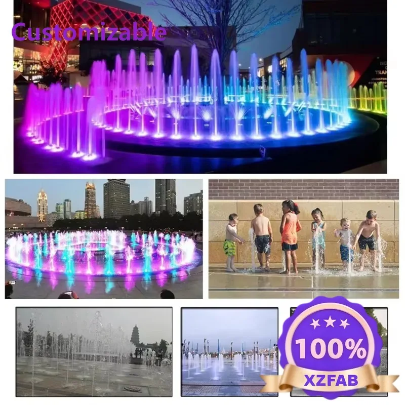 Factory Direct 2026 Brass Water Column Fountain Sprinkler Garden Park Pond Landscape Music Fountain Nozzle adjustable directjet