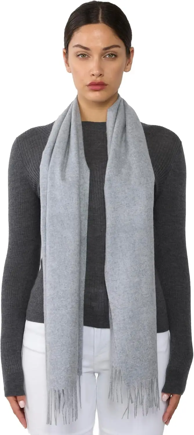 

Роскошный женский шарф из 100% чистого кашемира, 75x12 дюймов, мягкий и теплый зимний аксессуар