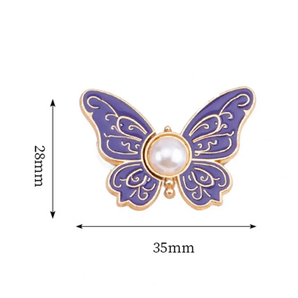 

2Pairs 3.5cm Pant Waist Tightener Adjustable Butterfly Button Pins Pants Clips Detachable Waist Buckles For Jeans Pants Skirts