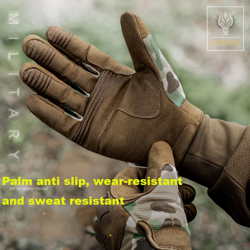 taktische finger lose Handschuhe für Männer-ideal für Outdoor-Sportarten  und Radfahren