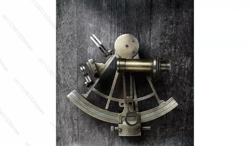Brass Captain Antique 8-inch Ocean Sextant Ship Deck Hatch Black Decoration/Stern