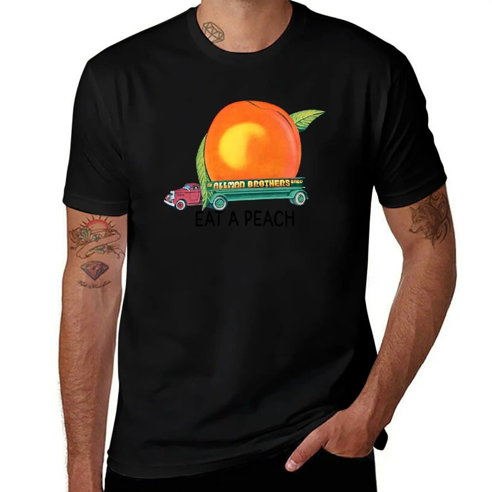 állmán BRóTHéRS Band Eat A Peach , For Men Women Summer Fashion Trendy Tee Women Hot Fashionable Sellers Trend Customize T-Shirt