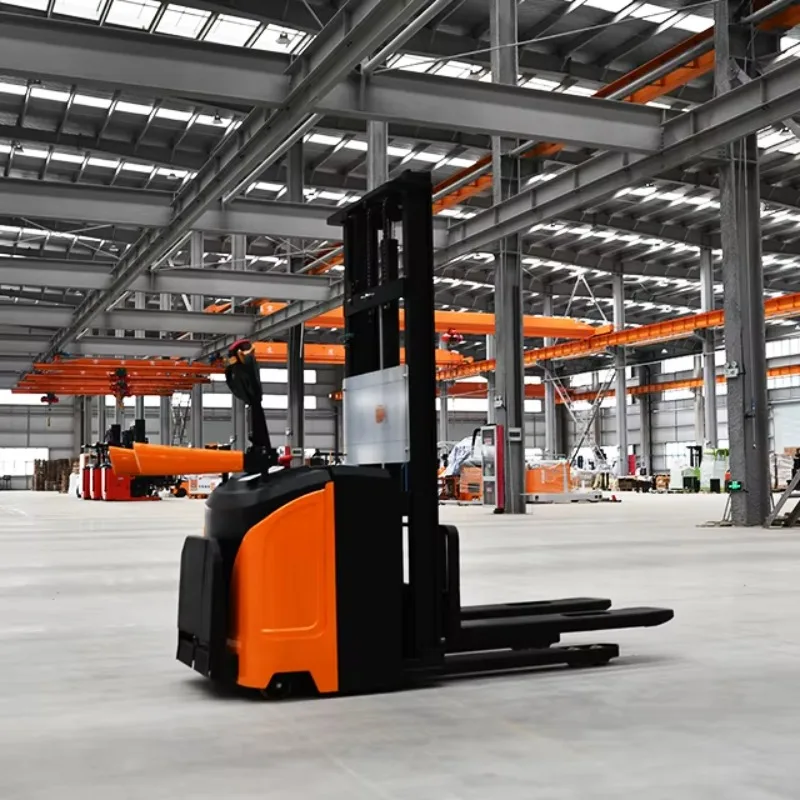 Factory Direct Sales Electric Pallet Lift Stackers 1.5-Ton 2-Ton 3Ton 3m 4m 5m Portable Self-Loading