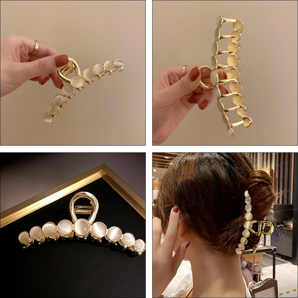

Elegant Cat's Claw Clips Fashionable Alloy Hair Clasp Ornament Decor Accessories Barrette Hair Decor Clasp Ornament