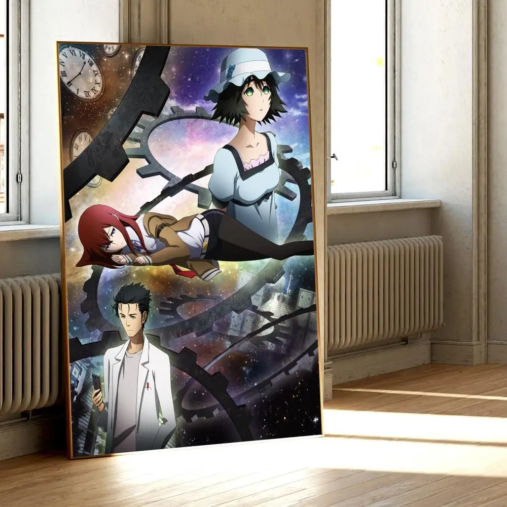 STEINS; GATE Poster Classic Vintage Posters HD Quality Wall Art Retro Posters for Home Room Wall Decor