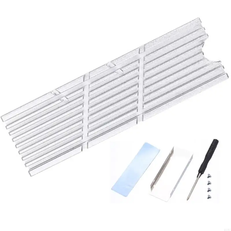 Low 6.5mm M.2 SSD Heatsink Easy Installation With Heat Dissipation Pad Optimized For Gamer Upgrades Storage