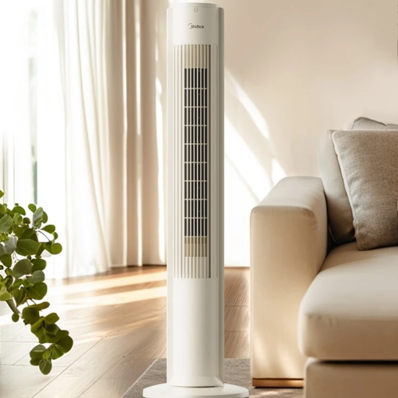 Midea Home Tower Fan Energy-Efficient, Ultra-Quiet, Bladeless Fan with Oscillation and Powerful Airflow Floor-Standing Model