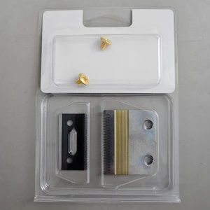 # 2162, lâmina de tosquiadeira de 2 furos de substituição profissional dourada compatível com wahl 5 estrelas clipe mágico sem fio 8148 máquina de cortar cabelo 8 principais vendas maquina wahl magic clip cordless - №6