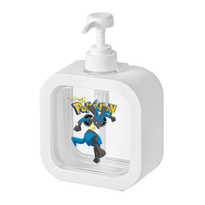 1pcs Pokemons Large Capacity Empty Bottles Hand Soap Dispenser Travel Refillable Laundry Detergent Shower Gel Dispensing Bottle view 3
