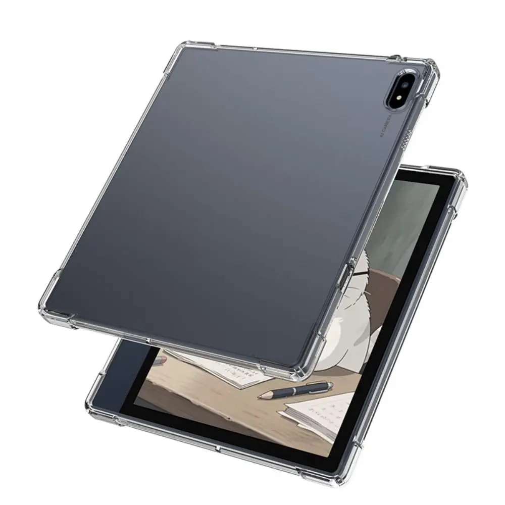 New TPU Tablet Case Transparent Shockproof Back Cover with Pen Slot Ultra-thin Protective Shell for Bigme B7 Pro/Bigme B7 7inch
