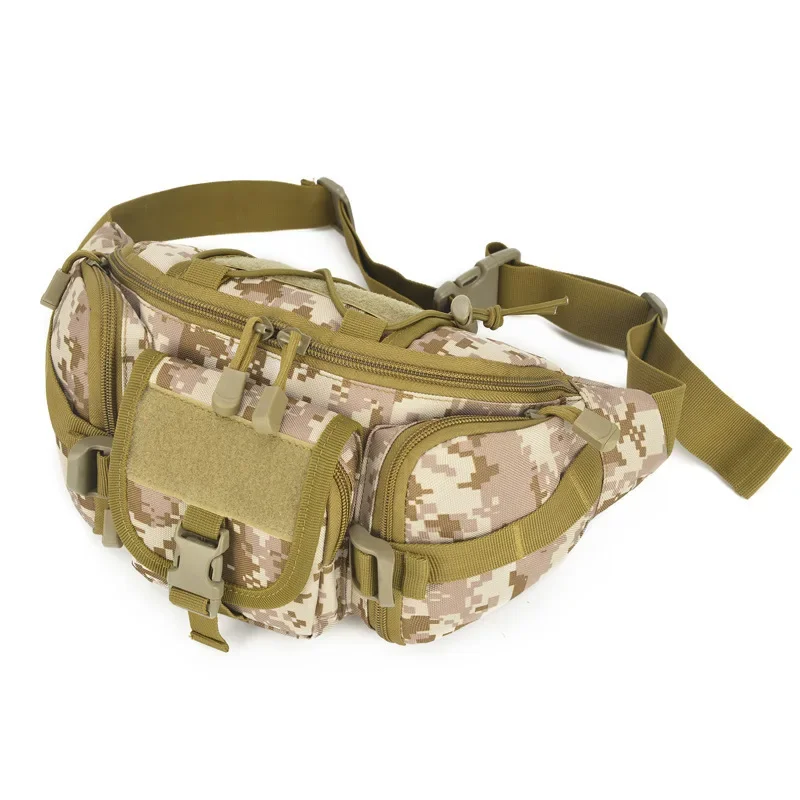 Outdoor casual camouflage multi-functional men's fanny pack