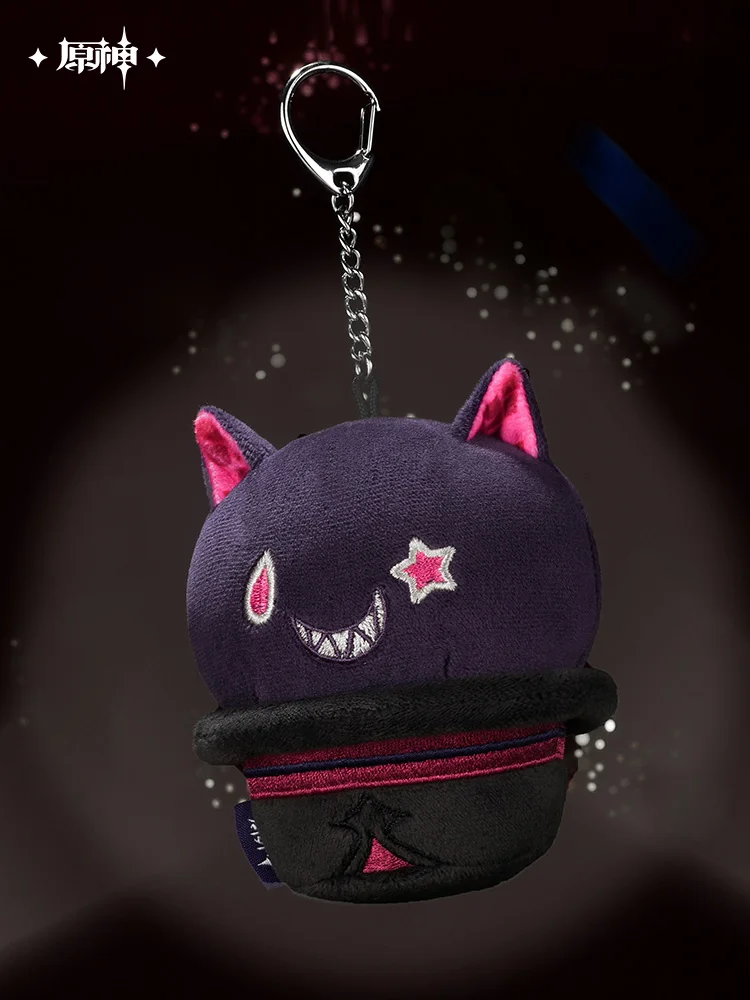 ليني القطيفة دمية المفاتيح الرسمية لعبة Genshin Impact Merch مضحك القط قلادة تأثيري الدعامة لهدايا Doujin عيد الميلاد