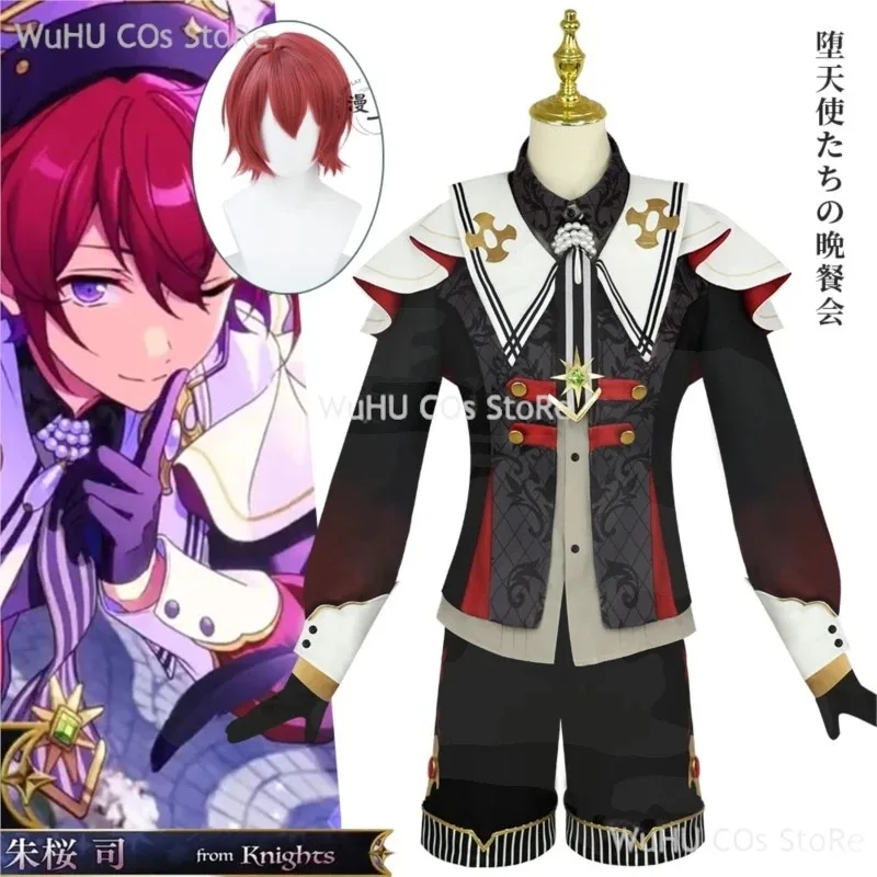 

a7d@Game Ensemble Stars! Hanamura Fuyume Suo Tsukasa Mashiro Tomoya Sengoku Shinobu Cosplay Costume Wig Cos Party Uniform Hallow