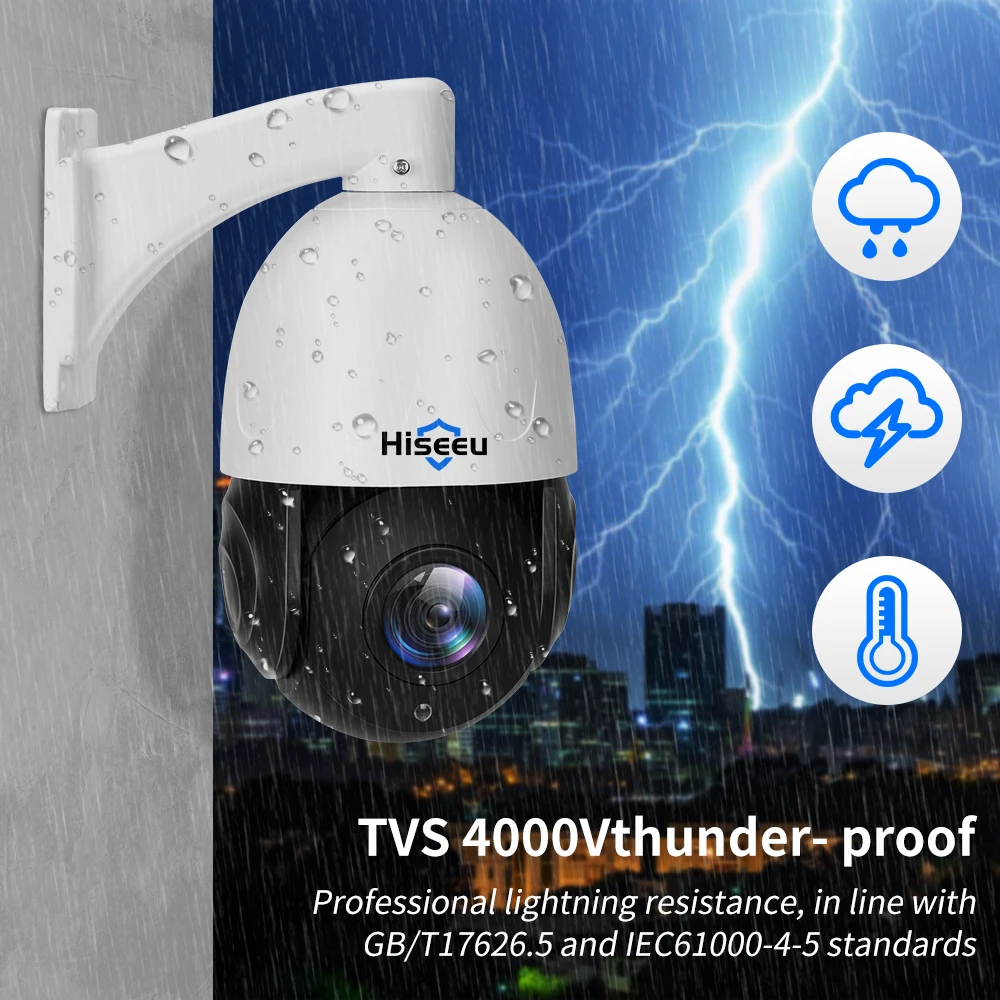 IP66 30X Optical Zoom Icsee HD Night Vision Network Cctv Outdoors Security 4k 8mp Poe Camera Ptz