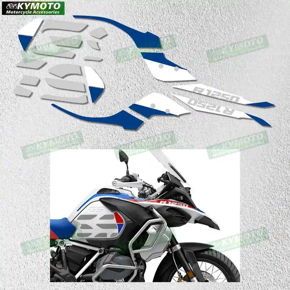 For R1250GS R 1250 Gs R1250 racing motorcycle accessories headlight fairing fuel tank cover full car sticker decal decoration view 6