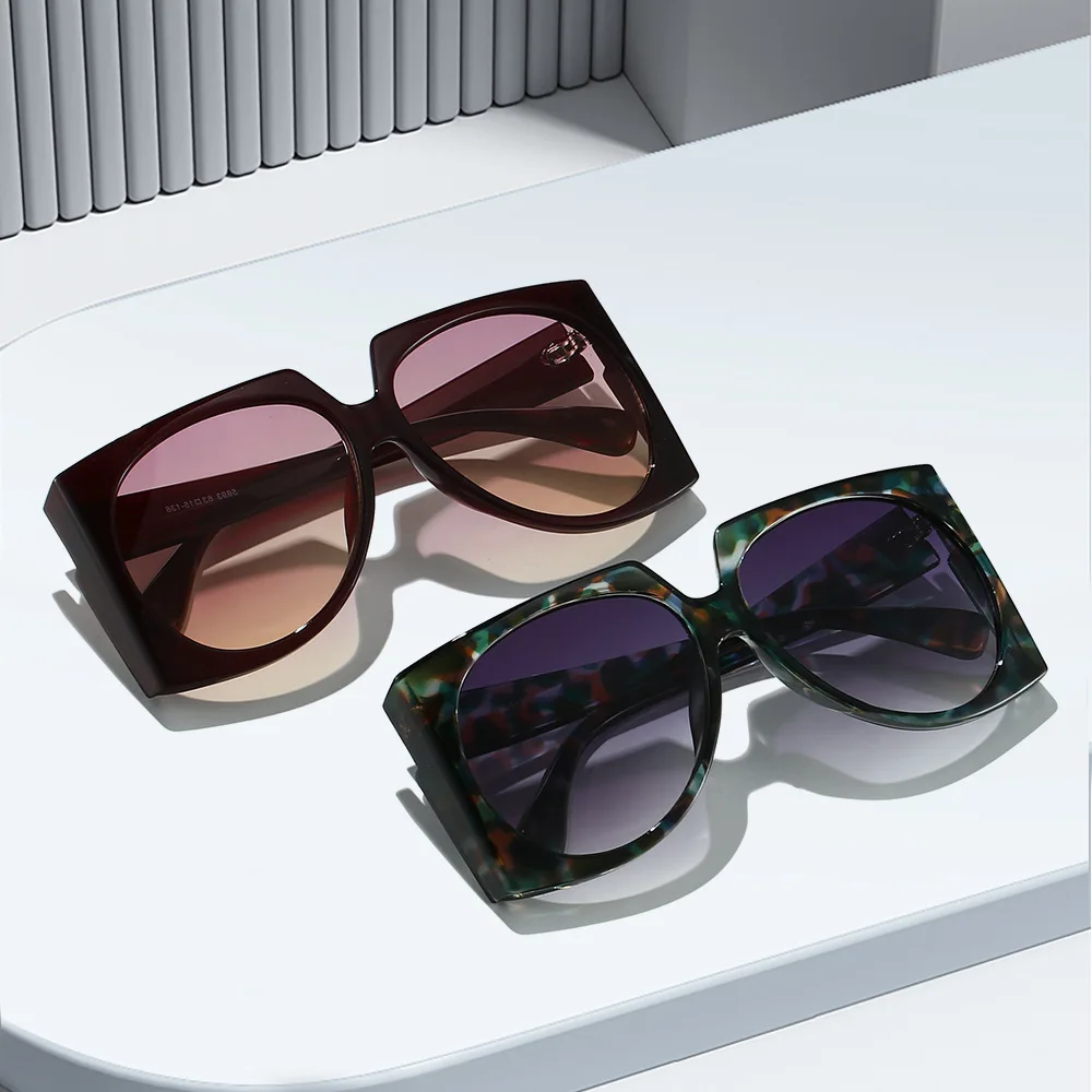

NovelTeez Oversized Square Sunglasses - Candy Color Collection, UV400 Protection, Insta-Worthy for Cycling & Outdoor