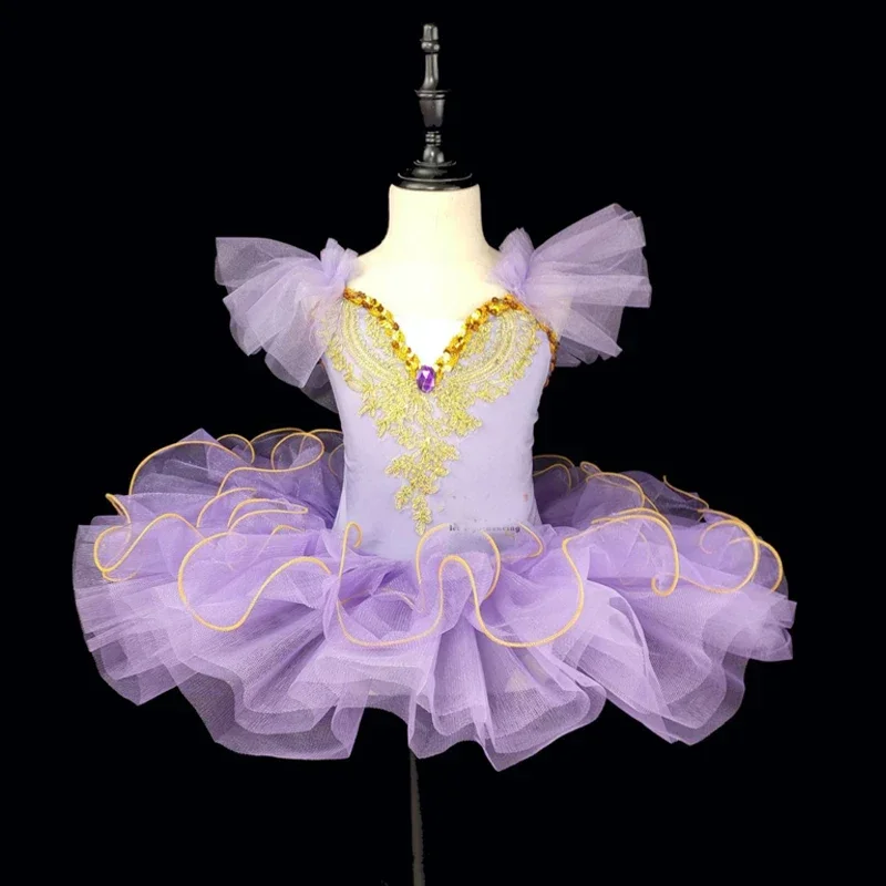 Tenues de ballet pour filles enfants costumes de cosplay enfant en bas âge ballerine tutu robe de danse enfants costumes de danse du lac des cygnes vêtements }