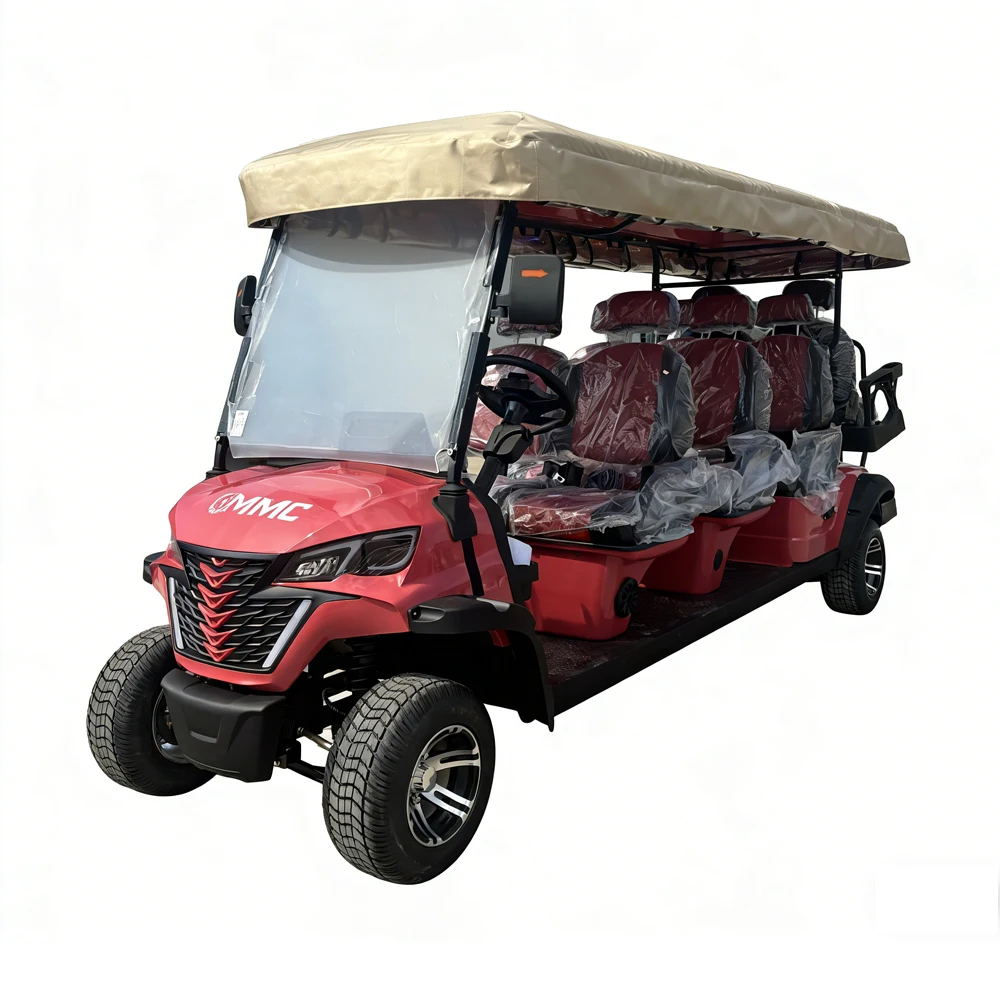 2026 Brand CE Certificate Club Car New Energy Electric Golf Carts Roof LED Light Strips Rain Cover 4 Wheel Drive Golf Cart
