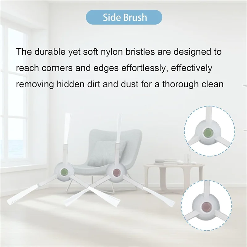 ABJY-для ECOVACST20 Omni/Max/Pro/T20 Max комплект аксессуаров для пылесоса основная боковая щетка HEPA-фильтр швабра тканевый мешок для пыли