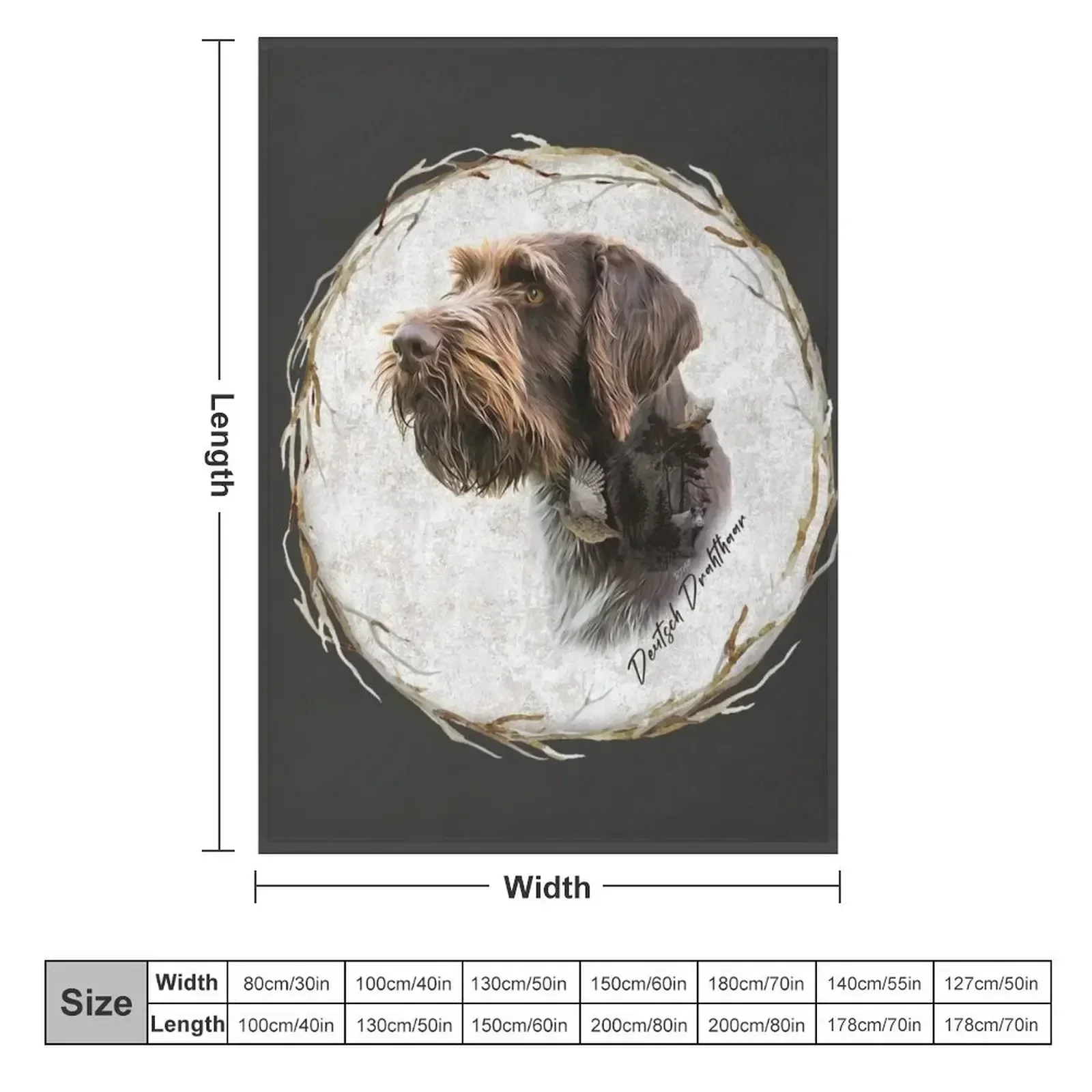 German Wirehaired Pointer's thoughts Throw Blanket Loose halloween Beautifuls Soft Big Sofa Quilt Luxury St Blankets