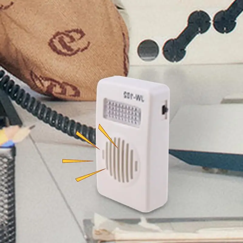 مضخم الهاتف 70dB زر الذعر حجم محسن مع ضوء مكالمة هاتفية مؤشر ضوئي الهاتف قارع الأجراس مكبر للصوت لكبار السن