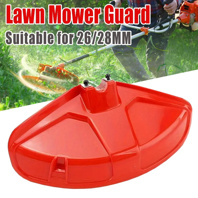 VARIEA-High-Quality 26/28mm Plastic Trimmer Guard for Curved Shaft Strimmers - Easy Install, Durable & Lightweight